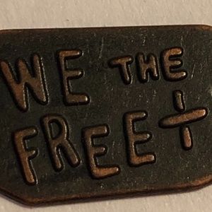 we the free brass tag free people